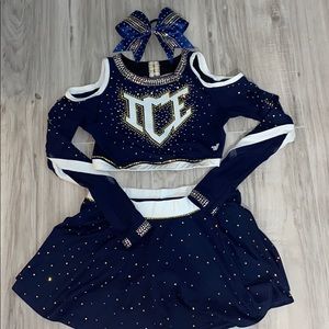 Cheerleading uniform ice allstars program
